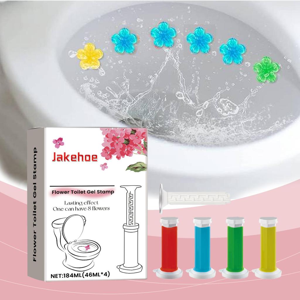 Toilet Gel Deodorizing Flower Household Toilet Descaling Deodorizing Remaining Fragrance Deodorizing Toilet Cleaner