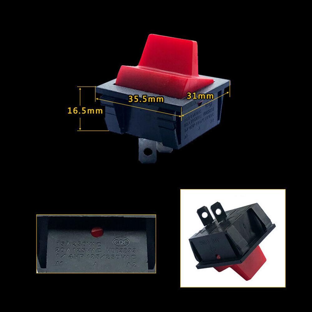Engine Stop Rocker Switch with 2 Pin Terminals for Controlling Household Appliances Treadmill Coffee Pot Generator