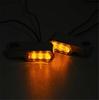 2x Universal 8mm Aluminum Smoke Mini LED Motorcycle Turn Signal Indicators Blinker Lights