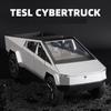 1/32 Tesla Truck Cyber Juguete Camioneta Pick-up Modelo de Camión de Aleación Coche de Metal Fundido a Presión Vehículos Todoterreno Modelo de Coche Sonido Luz Coche Regalos para Niños