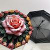 1PC Rose Floral Umbrella-8-Rib Reinforced, Automatic Open, Lightweight & Durable, Cute Fashion Accessory for Outdoor-P98
