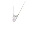 High-end Bow Necklace for Women Versatile Love Pendant Necklace Temperament Clavicle Chain Accessories