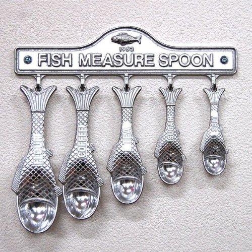 

Dalton 100-029 Fish Measure Spoon Set, Aluminum, Set of 5
