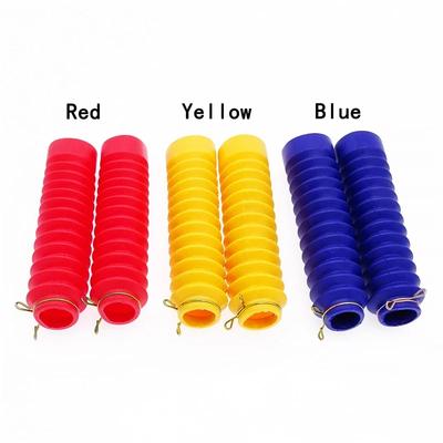 2 Pcs Universal Motorcycle Front Fork Shock Absorber Dust Cover Rubber Dust Proof Sleeve With 3 Colors Selection