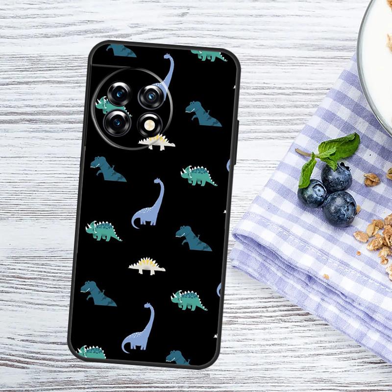 Dinosaur Pattern Case For OnePlus Nord CE 5 4 3 2 Lite N20 N30 OnePlus 15R 13T 13R 12R 10T 10R 11 13 15 Cover