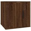 816654 vidaXL Wall-mounted TV Cabinet Brown Oak 40x34.5x40 Cm