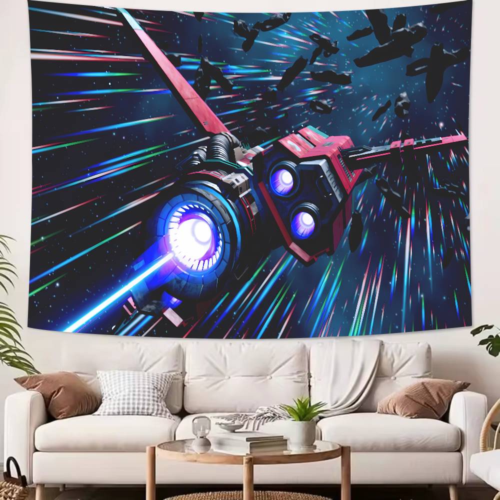 Mode Erkundung Rollenspiele Cool Heiß No Mans Sky Wandteppich Dekoration Schlafzimmer Wohnheim Hintergrundtuch Wandteppich