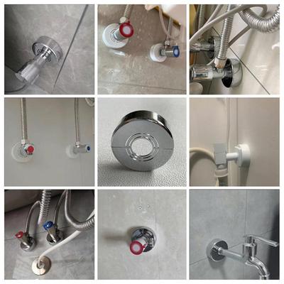 Flange Faucet Decorative Cover for Water and Gas Pipes Multi Purpose Usage