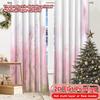 2pcs, 2D FLAT PRINTING Curtains (Without Rod) Pink Meadow Halloween Festival Fashion Curtains Polyester Curtains All Seasons