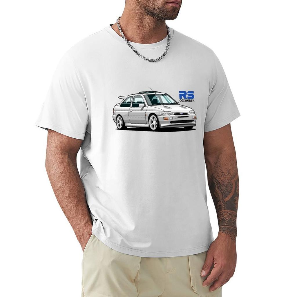 Escort Rs Cosworth (White) T-Shirt Boys Animal Print Oversized T Shirt For A Boy T Shirt Men
