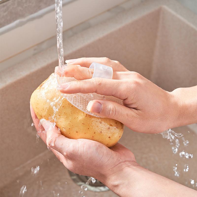 Vegetable Fruit And Cleaning Brush With Tpr Material For Home Use
