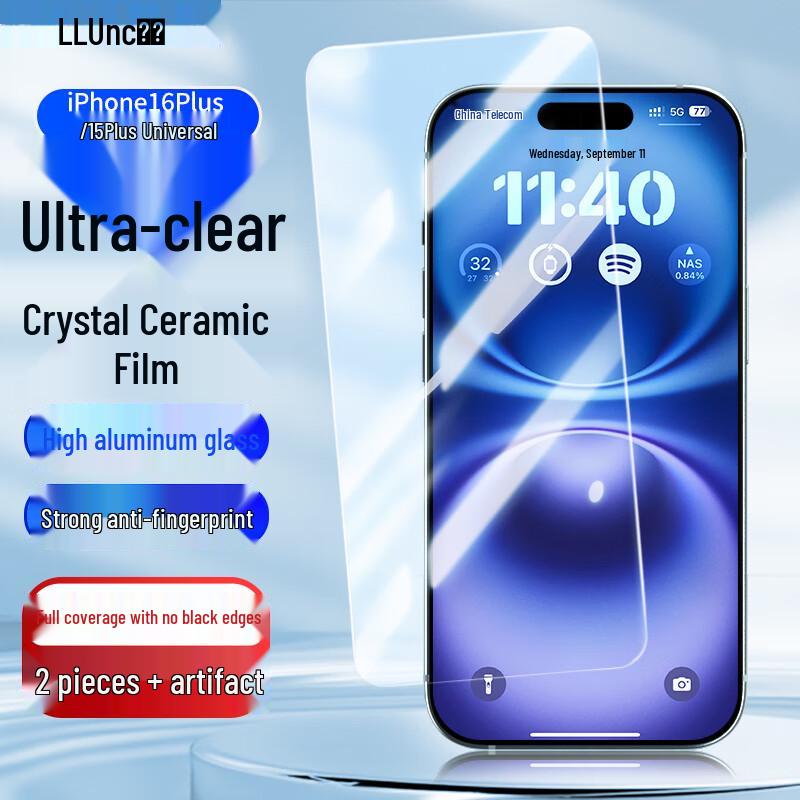 Langke Premium Szkło Hartowane Ochraniacze Ekranu i Obiektywu dla Apple iPhone