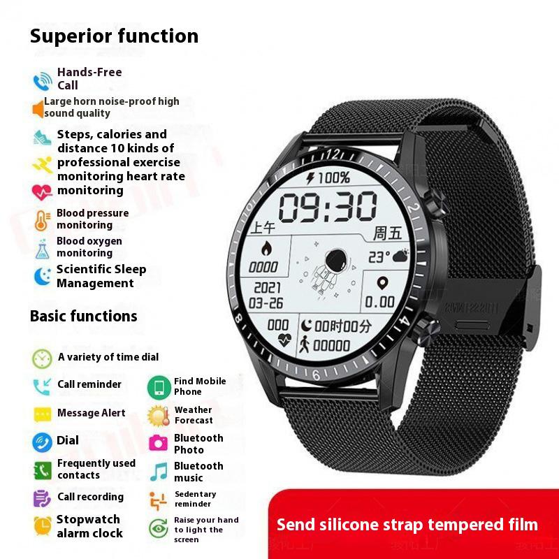 New High-end Smart Watch Can Answer the Phone Exercise Heart Rate and Blood Pressure Monitoring Bracelet Multifunctional Bluetooth Men's Watch