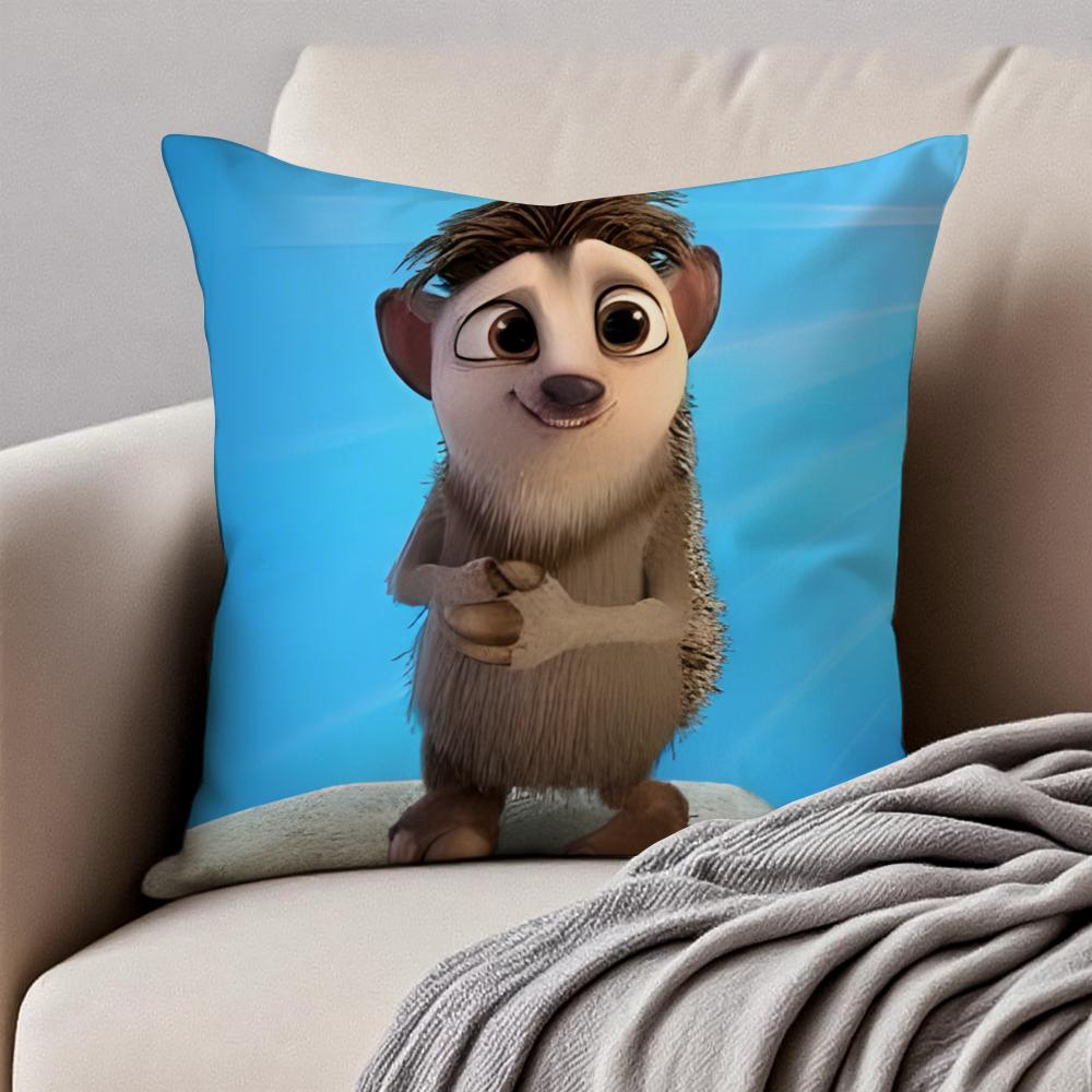 Copricuscino Cuscino Federa Film d'Animazione Classico L'Era Glaciale Antiacaro Cerniera Invisibile Peluche Corto Cuscino per Divano