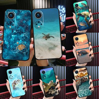 Żółw morski Ocean Dla Huawei P20 P30 P40 Lite Pro P Smart 2019 Nova 9 5T Etui na telefon Dla Honor 50 8X 9X 10i