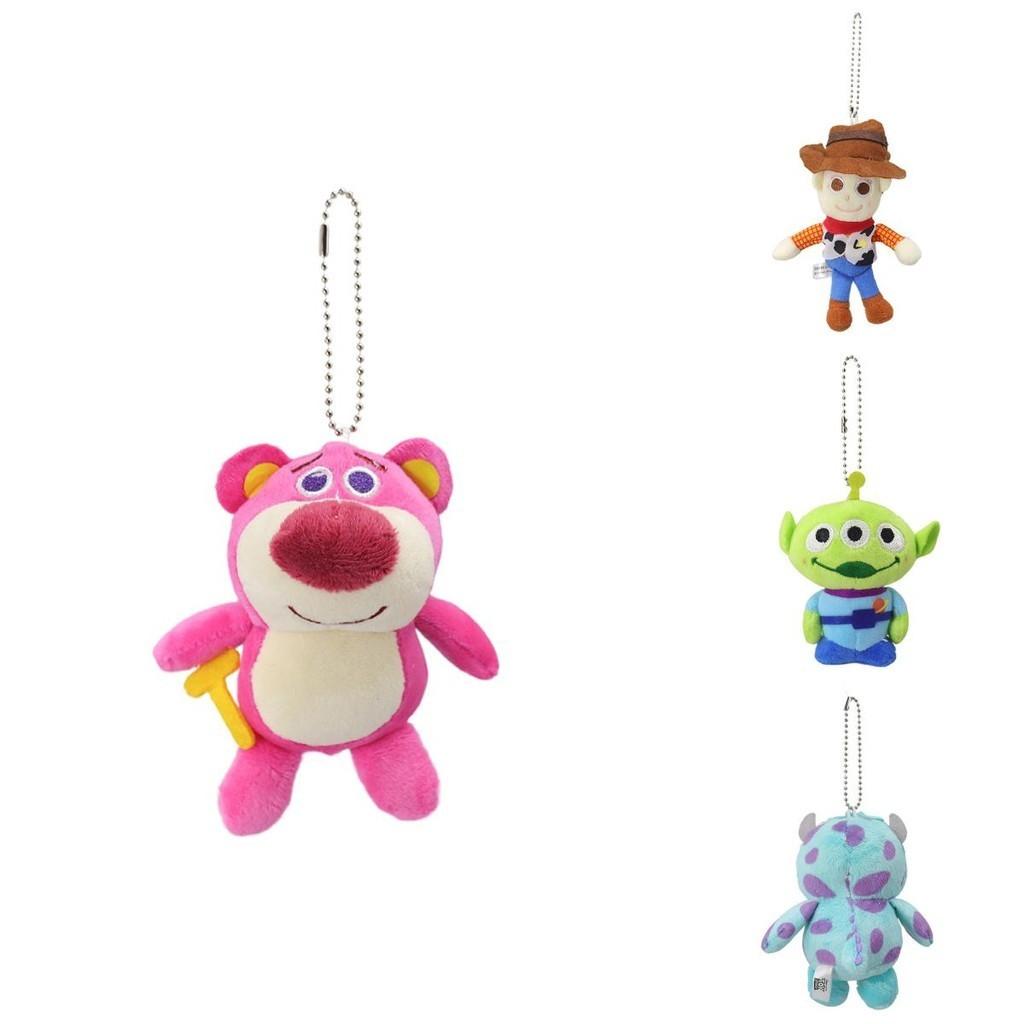 Bass Lightyear Woody Strawberry Bear Three-eyed Monster Plush Toy Pendant Decor