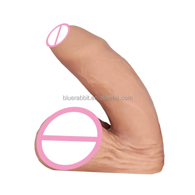 Liquid Silicone Dildo Female Masturbator Fake Penis FTM Dildo Female Sexual Product Sex Toy