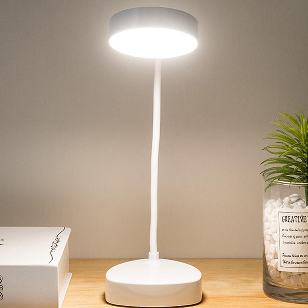 Small Reading Desk Lamp Dimmable Eye Caring USB Charging LED Night Light for Home Bedside Office