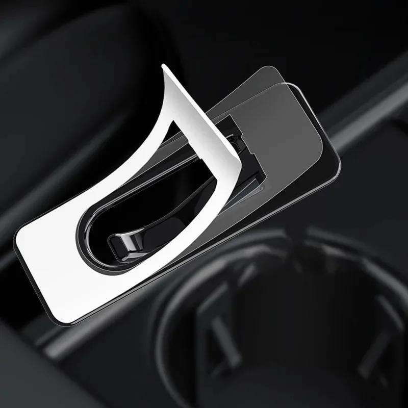 Befestigungsclip für Getränkehalterbegrenzer im Auto, selbstklebend, Begrenzungspad für den Schlitz von Wasserbechern, universeller Rutschbegrenzer für Flaschenkonsolen im Auto