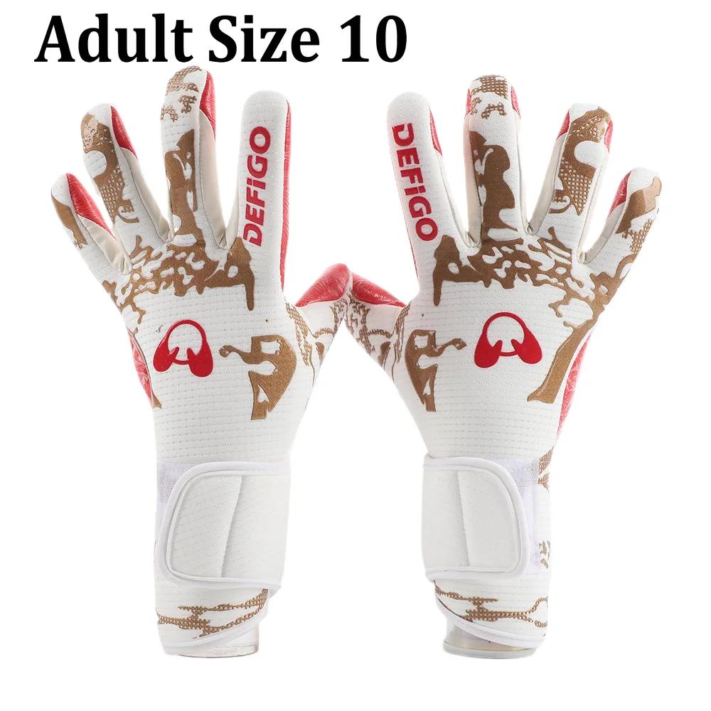 Goalie Gloves Latex Soccer Goalie Goalkeeper Gloves Anti-slip Thicken Football Glove Protection Goalkeep Gloves Soccer Equipment