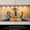 Swan Wine Rack Ornament - Elegant Display for Living Room or Dining Cabinet