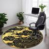 1pc Cloud Patterned Carpet, Round Non Slip Durable Large Size Office Carpet, Suitable for Office