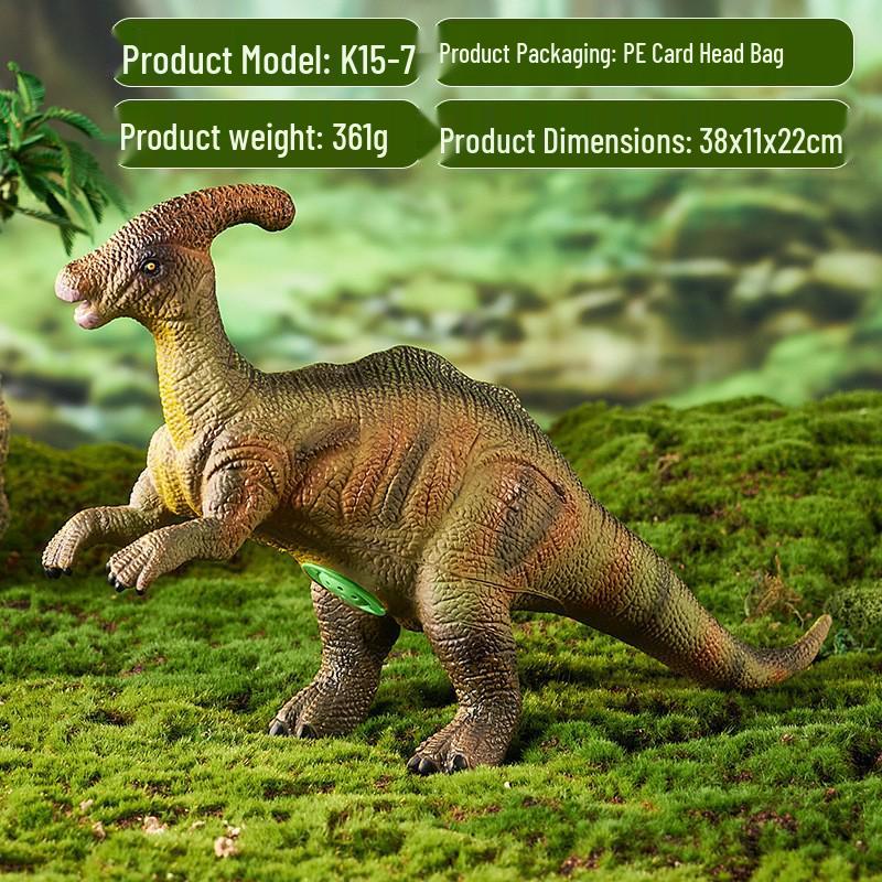 38cm Realistic Soft Rubber Tyrannosaurus Rex Dinosaur Toy for Kids
