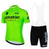 Mens Cycling Jersey Bib Shorts Set Breathable Quick-Dry Performance Wear Road Bike Riding