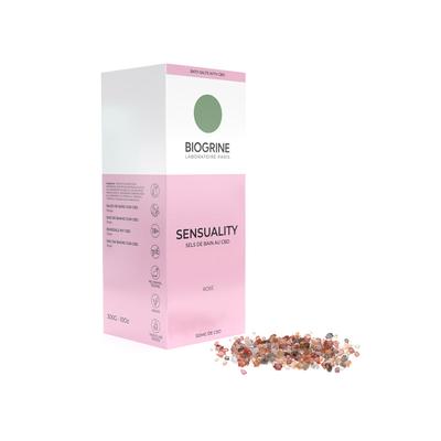 SENSUALITY CBD Bath Salts|150mg CBD -300g|Relaxing|Rose Scent,Bath,SPA