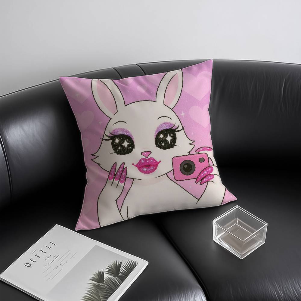 Nail Art Animals Pillow Case Anti-dustmite Invisible zipper Sofa Bed