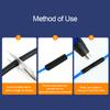 3:1 10Meter Black Polyolefin Shrinking Heat Shrink Tube Wire Cable Insulated Sleeving Tubing ID 12.7mm Wire Connector Protector