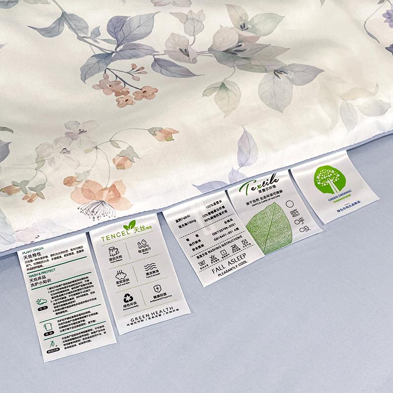 [100% Lyocell Fabric] Printed Summer Quilt