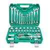 37-Piece Car Repair Tool Kit: Socket Wrench & Combination Set in Tool Box