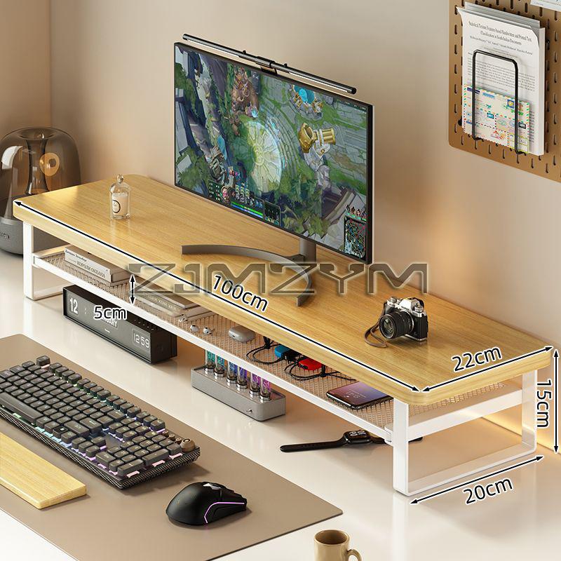 Computer Monitor Elevated Monitor Base Home Office Desktop Storage Rack Office Monitor Raising Stand Holder