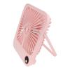 Desk fan, W30, with adjustable stand, pink