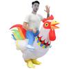 Colorful Rooster Inflatable Costume for Christmas & Halloween Performances