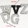 Strijkbare Letter Met Imitatieparels En Strass Steentjes Voor Kleding En Accessoires