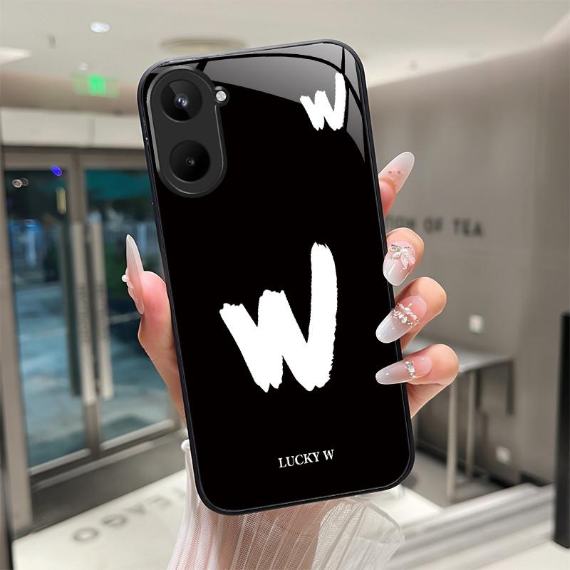 Case For Realme 10 Pro Plus 4G 5G Lucky Letters Back Cover Capa For Realme10 10Pro 10Pro+ Tempered Glass Soft TPU Protect Fundas
