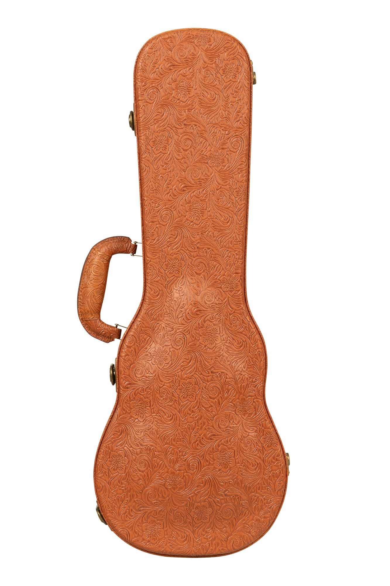 KALA Western Embossed Archtop Ukulele Hard Concert Case, Size, Gray, WBRC-AT коричневый