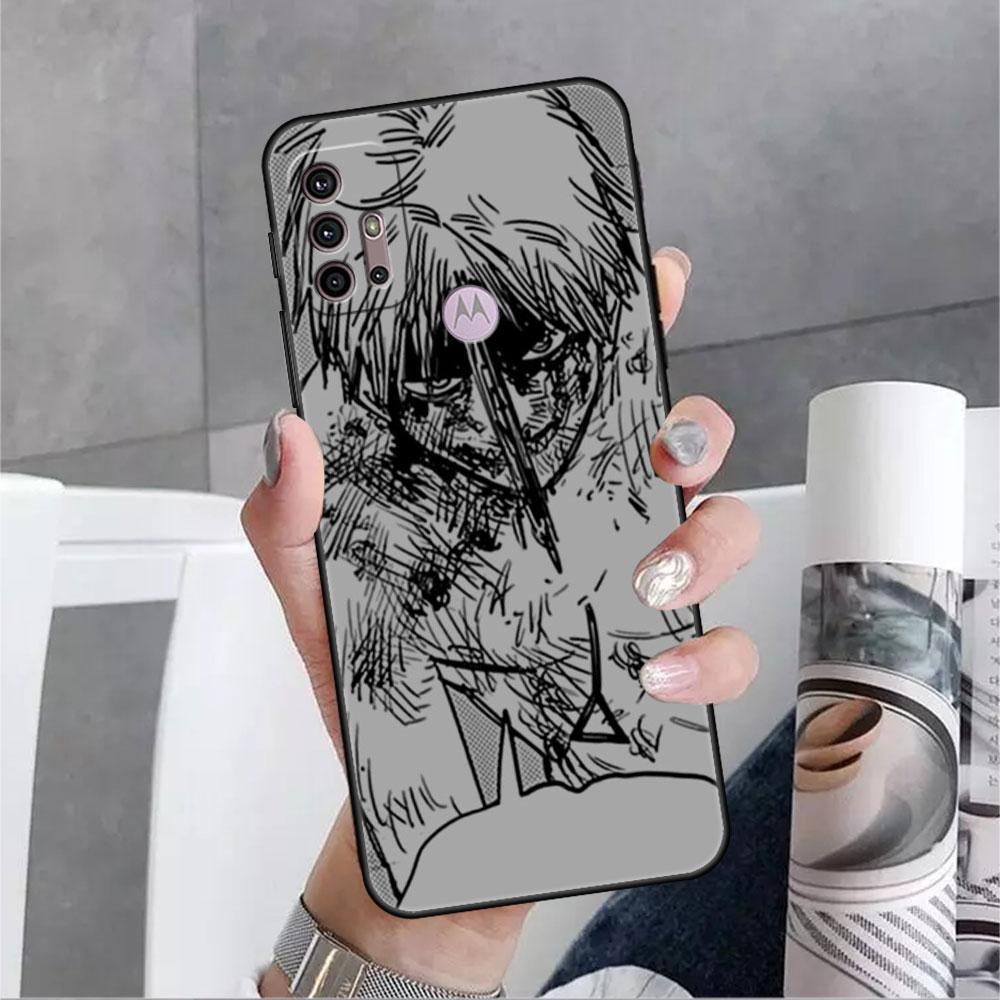 Чехол для Motorola G30 G60 G22 G9 Play G82 G52 G8 G9 G50 One Fusion Edge 20, черный мягкий чехол для телефона, чехол для бензопилы, крутой человек Moto G200 5G