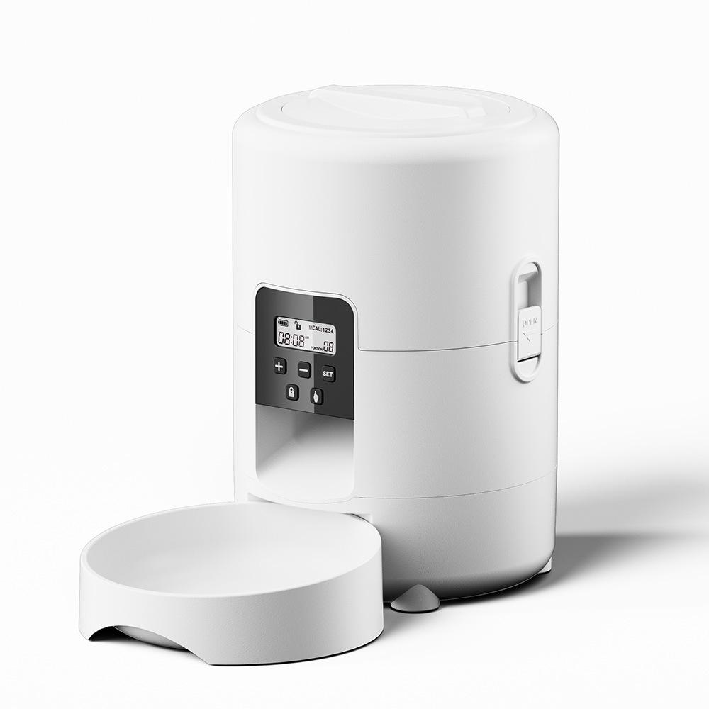 

Smart Pet Feeder: 2L WiFi-Timed Dog & Cat Food Dispenser with Memory Function No Adapter