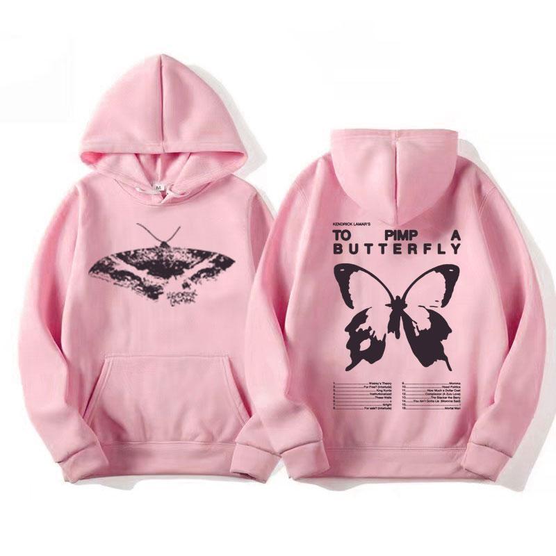 Kendrick Lamar Album To Pimp A Butterfly Tracklist Hoodie Men graphic Hoodie Aesthetic Long-sleeved sweatshirt