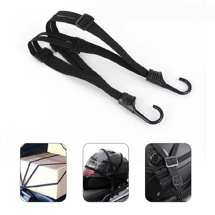 Reinforced Bungee Cord Motorcycle Helmets Locking Strap Luggage Fixing Rope All Weather Riding Equipment