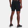Under Armour Rush Series 2-In-1 Running Shorts Men Bottoms Black 1361577-001