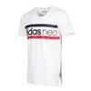 Adidas Neo Round Neck Running Training Breathable Straight T-Shirt Men Tops White CV6943