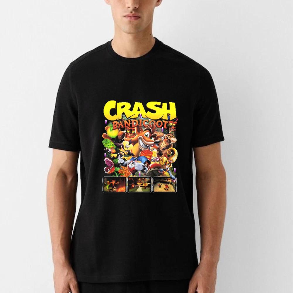 Crash Bandicoot Graphic Tee for Fans and Collectors S