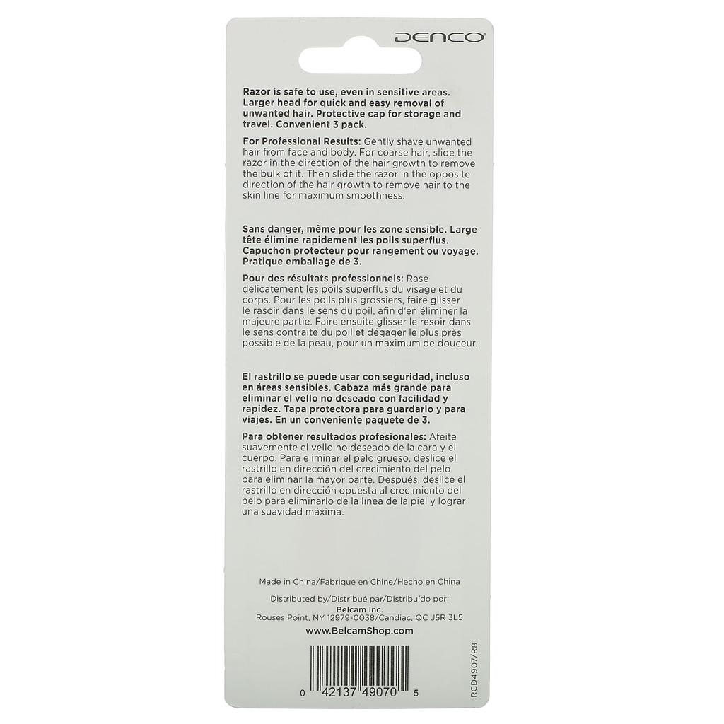 Denco Formrasierer, 3 Farben, 3-teiliges Set