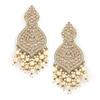 Chandelier Earrings Kundan Pearl Traditional Jewellery Wedding Festive Gift for Women & Girls