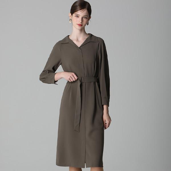  She S miSS  Open Collar Belted dreSS  Price  278 000 Won 