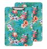 Inkdotpot Decorative Clipboard Letter Size with Low Profile Clip,Retractable Key Hole for Hanging Paperboard for Office School w/Free Marker & Eraser
